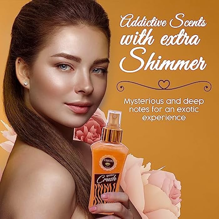 Frano Crush Diamond Shimmer Body Mist for Women - 100ml - Image 5